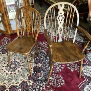 Two Antique Windsor Chairs